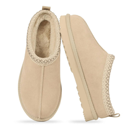 Genuine Suede Leather Slippers